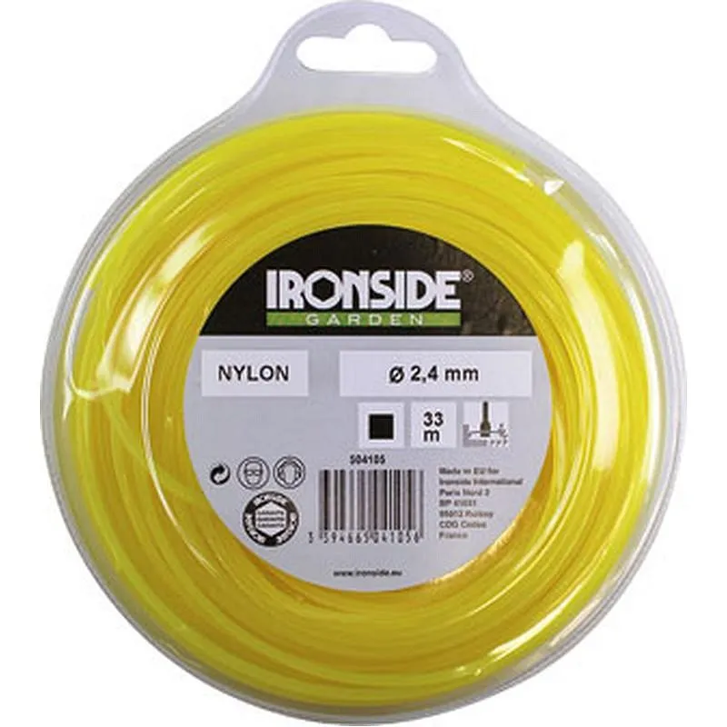 Compra HILO NILON CUADRADO diametro 2,4 MM 33 M IRONSIDE GARDEN 504105 al mejor precio