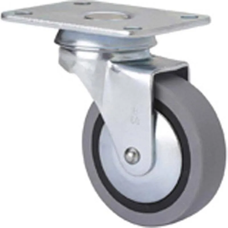 Compra RUEDA MUEBLE AUXILIAR GIRATORIA GOMA PLETINA 46X36 diametro 40 MM ALEX 1-0216 al mejor precio