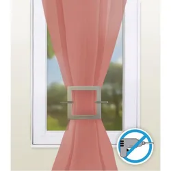 RECOGECORTINA METAL PLATA...