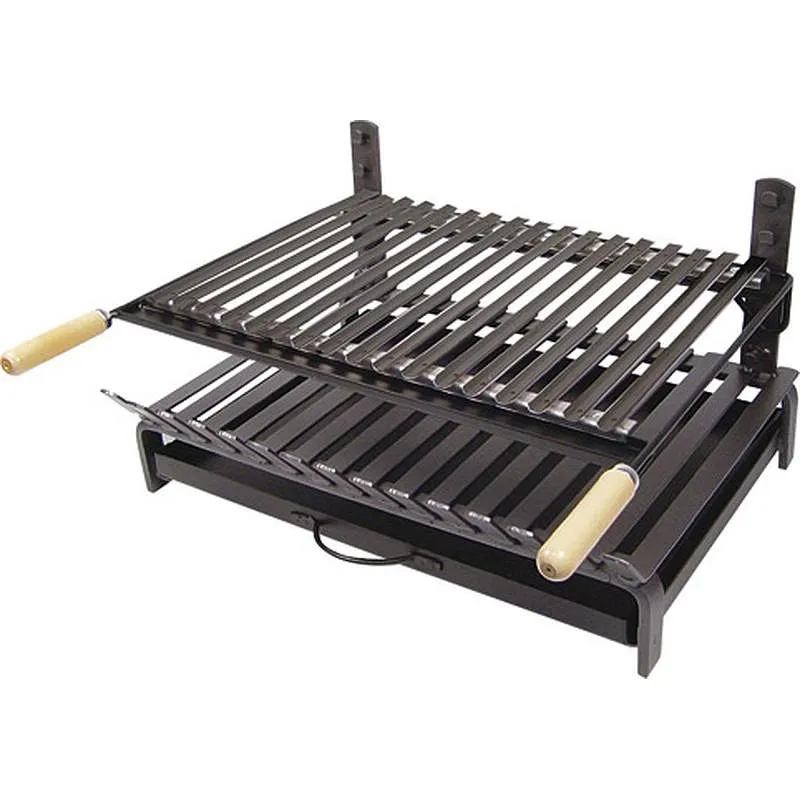 Compra CAJON BARBACOA CON PARRILLA HIERRO 60X43X33 CM IMEX EL ZORRO 71406 al mejor precio