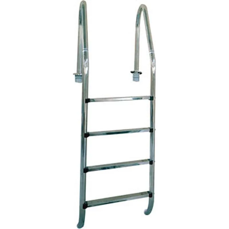 ESCALERA PARA PISCINA ENTERRADA STANDARD ACERO INOX 4 PELDAÑOS QP 509084