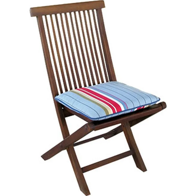 Compra COJIN CUADRADO ACRILICO C/VIVO RAYAS AZUL 524A al mejor precio