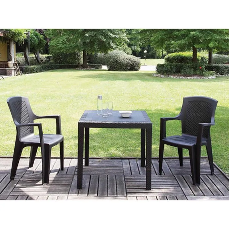 Compra SILLON RESINA RATAN EDEN ANTRACITA PROGARDEN EDEN RATAN al mejor precio