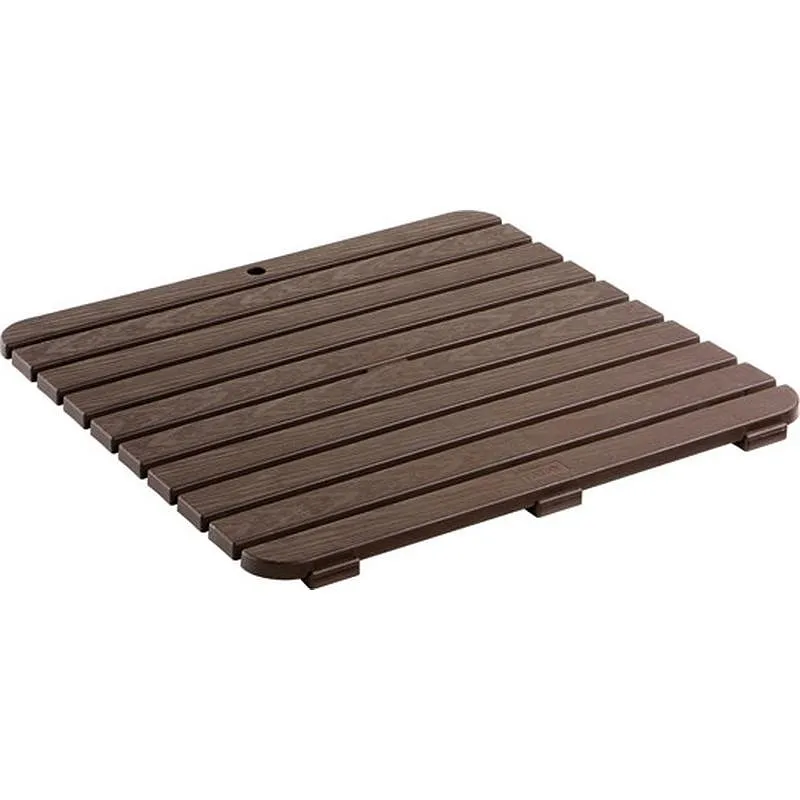 Compra TARIMA PLATO DUCHA MARRÓN OSCURO 55 X 55 CM TATAY 5530000 al mejor precio