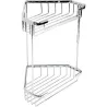 Compra CESTO DUCHA DOBLE RINCONERA 17,5 X 17,5 X 26,5 CM ALUMINIO TATAY 6606100 al mejor precio