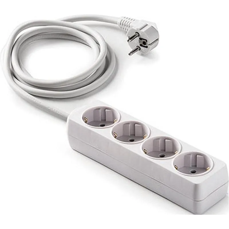 Compra BASE MULTIPLE ECO SIN INTERRUPTOR 4 TOMAS 1.5MT FAMATEL 9/504 al mejor precio