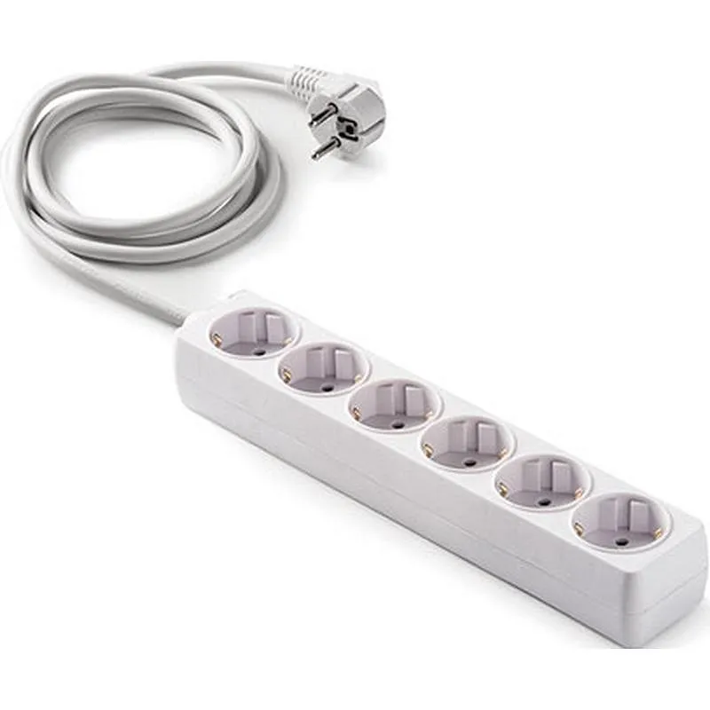 Compra BASE MULTIPLE ECO SIN INTERRUPTOR 6 TOMAS 1.5MT FAMATEL 9/506 al mejor precio