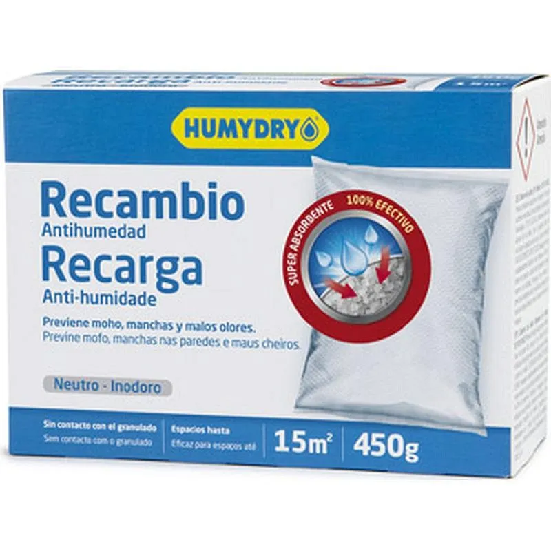 Compra ANTIHUMEDAD RECARGA 450 GR HUMYDRY NEUTRO HUMYDRY 431180C12 al mejor precio