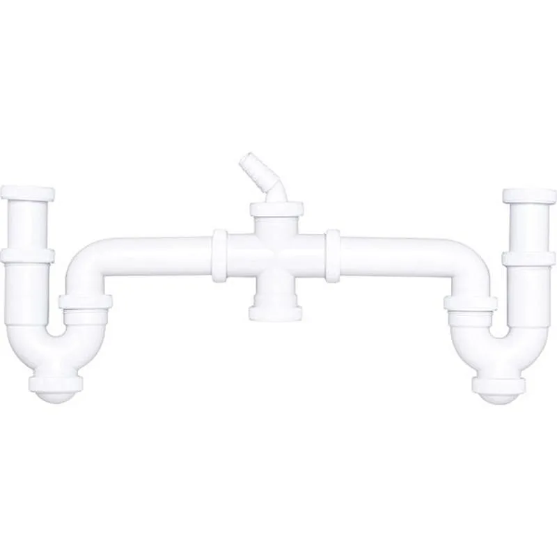 Compra SIFON CURVO DOBLE RACORD EXTENSIBLE diametro 40 MM +2 TOMAS ELECT CREARPLAST 025912 al mejor precio