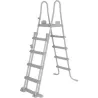 Compra ESCALERA PARA PISCINA CON PLATAFORMA ALTURA 132 CM BESTWAY 58332 al mejor precio