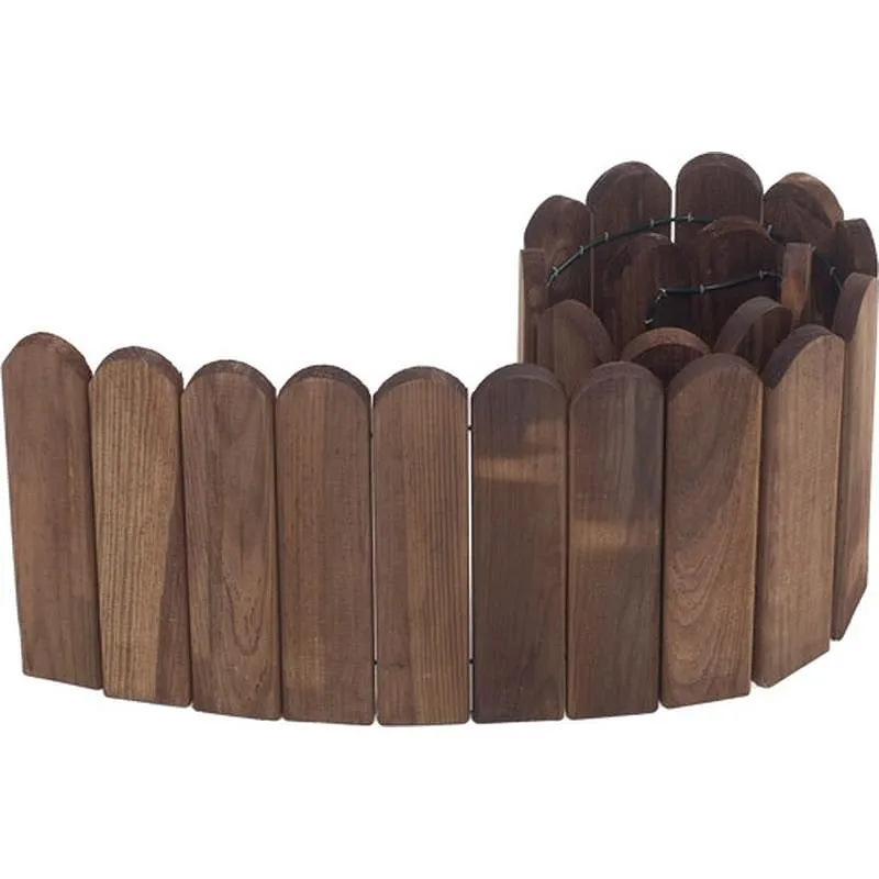 Compra BORDURA ENRROLLABLE DE MADERA LILOUX MARRON 20 X 120 X 5,5 CM FOREST 1325 al mejor precio