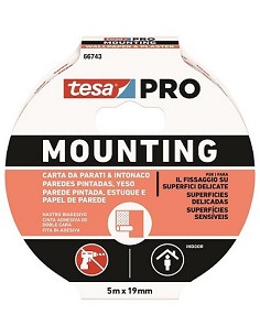 Compra Cinta mounting pro doble cara estucos/papel/pared 5 m x 19 mm permanente TESA TAPE 66743-00003-00 al mejor precio