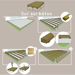 Compra LOSETA DE MADERA BOLENIA MARRON 50 X 50 CM ESPESOR 36 MM FOREST 505 al mejor precio