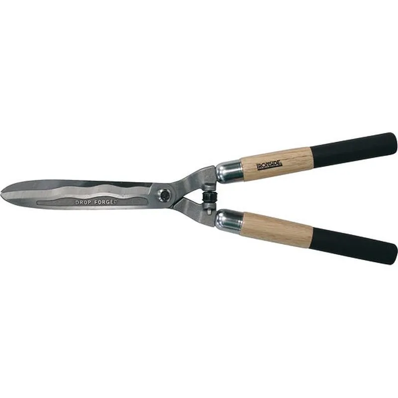 Compra TIJERA CORTASETOS MANGO MADERA 57 CM CORTE ONDULADO IRONSIDE GARDEN 510026 al mejor precio