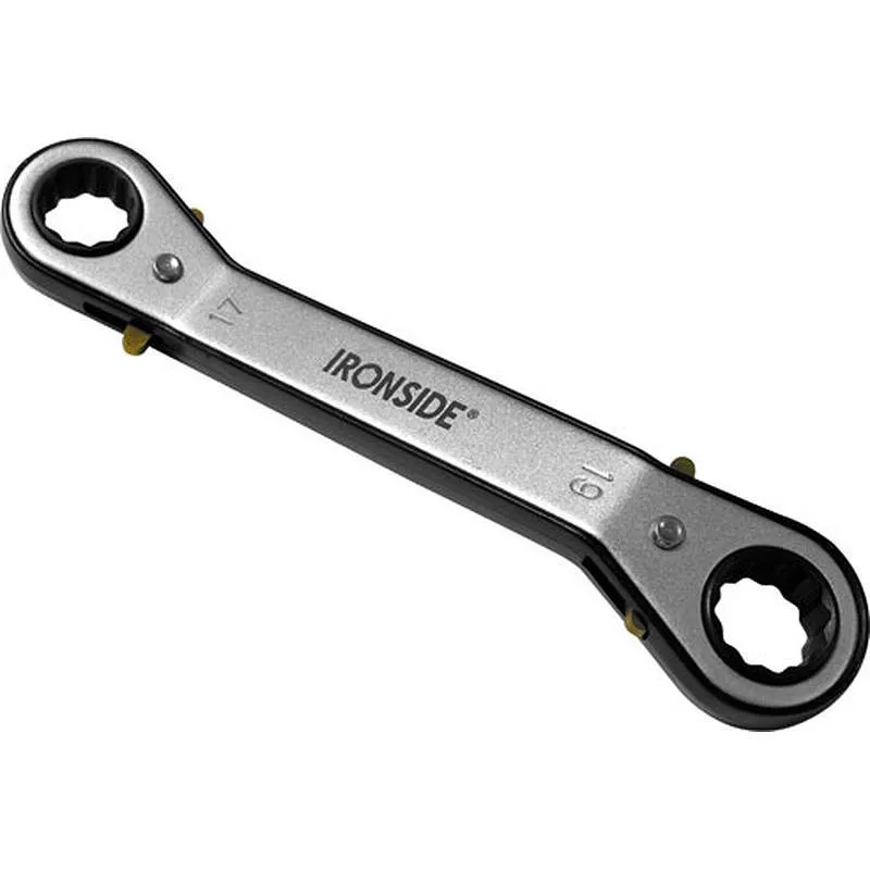 Compra LLAVE ESTRELLA DE CARRACA ACODADA 16 X 18 MM CROMO VANADIO IRONSIDE 117306 al mejor precio