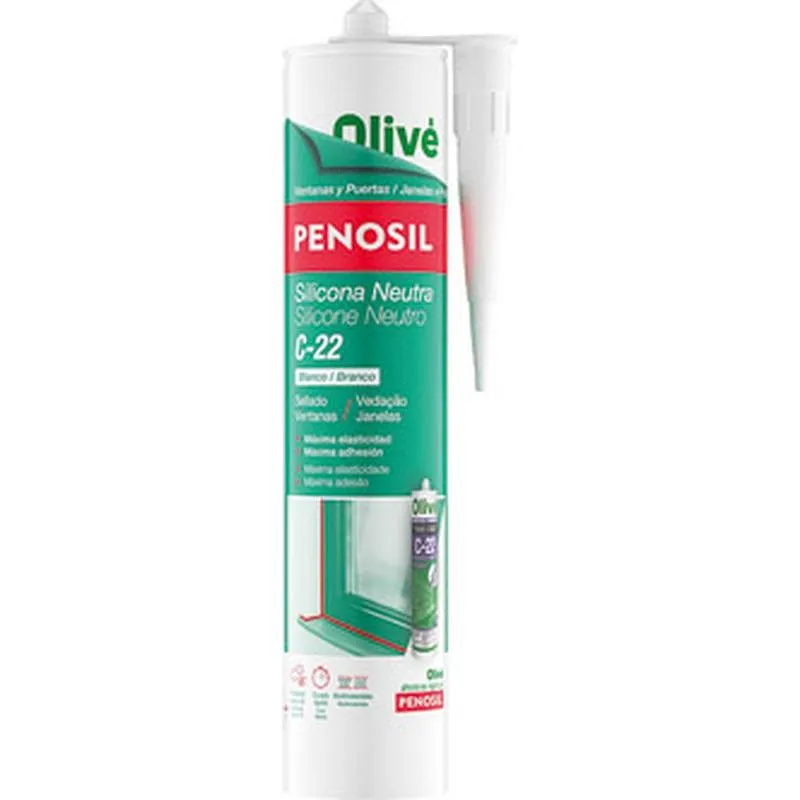 Compra SILICONA NEUTRA CONSTRUCCION C-22 300 ML BLANCO PENOSIL 02e1411C03F03/H40111 al mejor precio