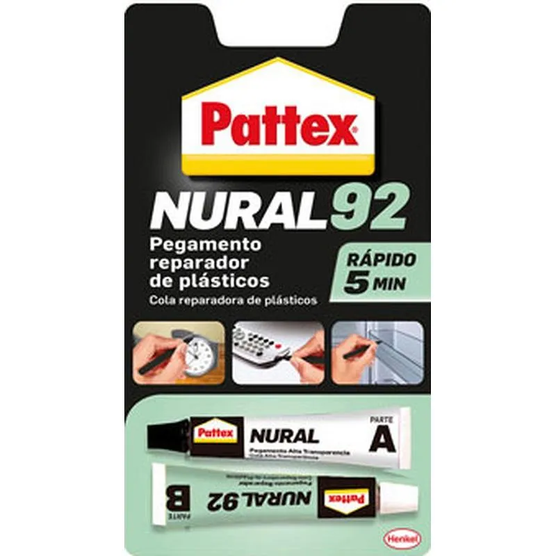 Compra ADHESIVO NURAL 92 REPARADOR PLASTICOS 22 ML PATTEX 2901729 al mejor precio
