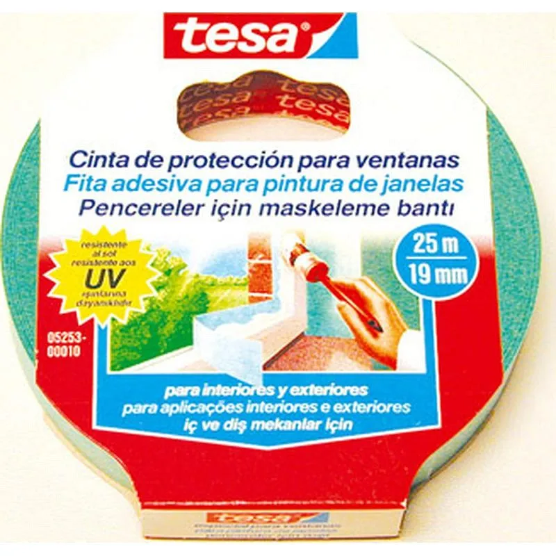 Compra CINTA DE PINTOR PROTECION VENTANAS 25 M X 19 MM TESA TAPE 5253 al mejor precio