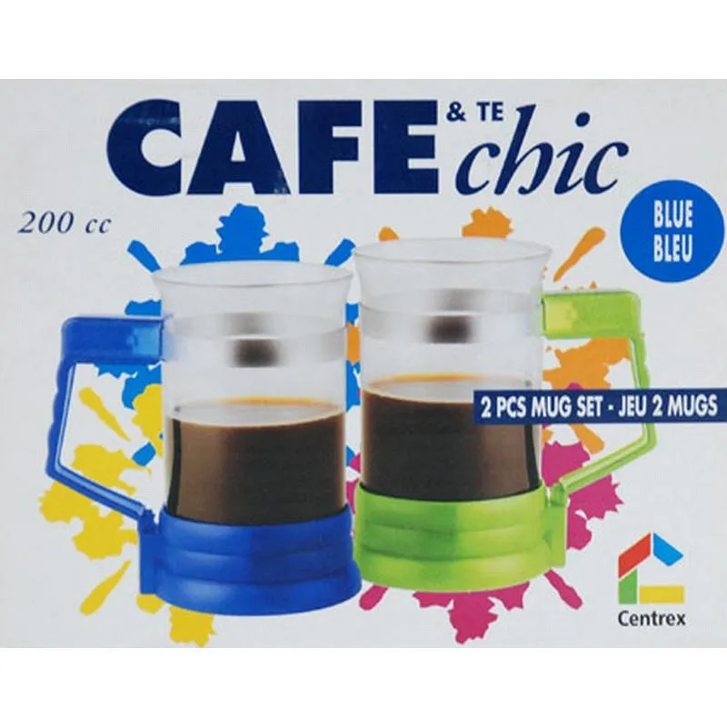 Compra MUG CHIC AZUL (JUEGO 2 UNIDADES) V.IMPORT no disponible al mejor precio