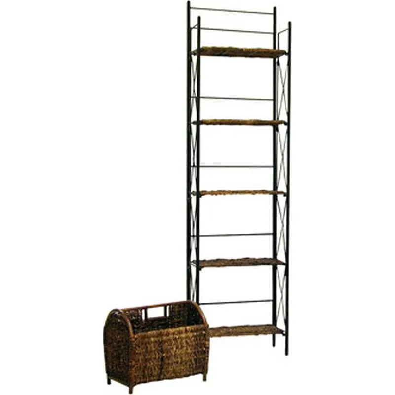 Compra ESTANTERIA PLEGABLE MIMBRE 168 X 46 X 21 CM HAV-1957FSN al mejor precio