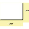 ETIQUETA ADHESIVA GRANDE NEUTRA 49X36 SALIDA 1 ETIQ. (ROLLO 3000) ETIQ.NEUT