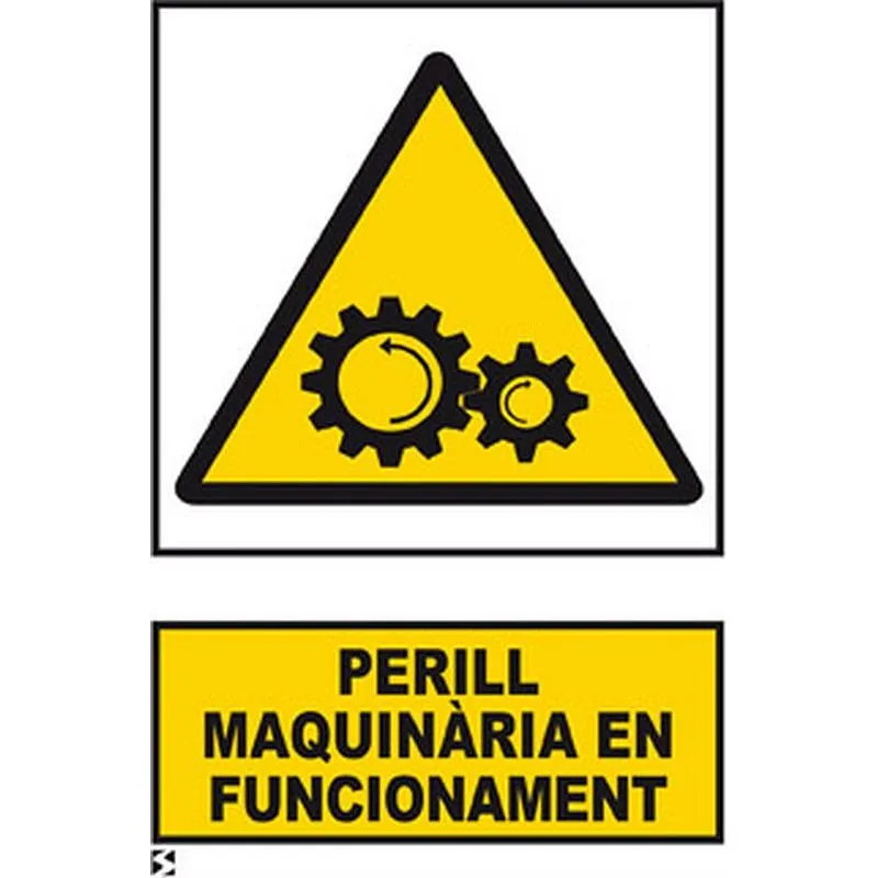 Compra SEÑAL ADVERTENCIA CATALAN 297 X 210 MM MAQUINARIA EN FUNCIONAMENT SERIGRAFIA MATARO 356PLC210X297PVC al mejor precio