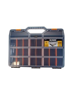 Compra Clasificador maleta polipropileno negro 460 x 350 x 81 mm 21 compartimientos IRONSIDE 100582 al mejor precio