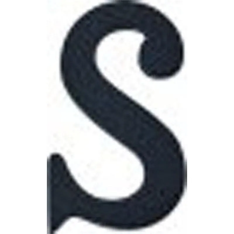 Compra LETRA "S" LATON/75 NEGRO RUSTICO 3751120 al mejor precio