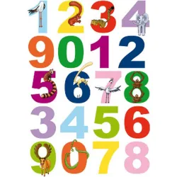 ADHESIVO ESTATICO NUMEROS...