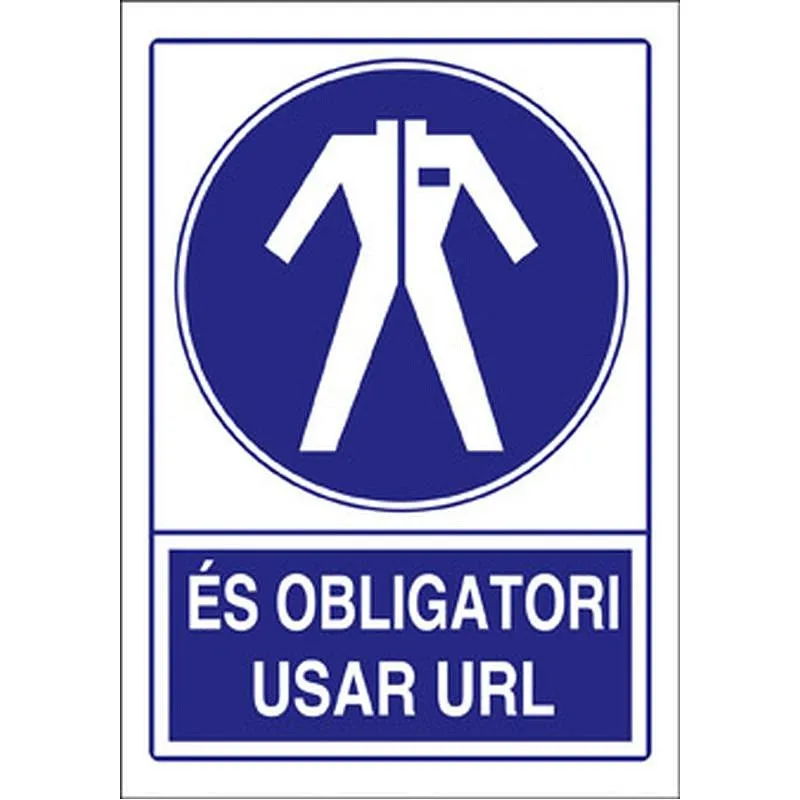 Compra SEÑAL OBLIGACION CASTELLANO 297 X 210 MM USO UNIFORME SO-110 CAT al mejor precio