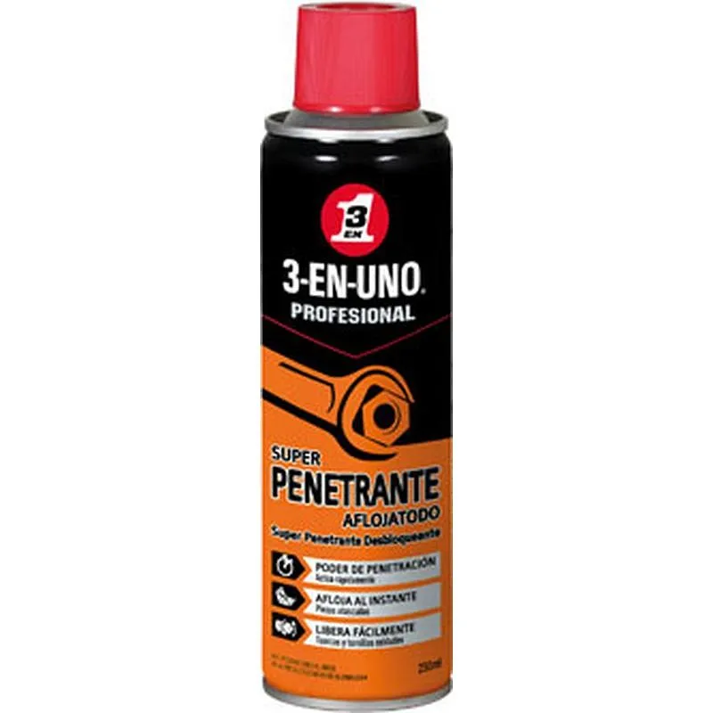 Compra SUPER PENETRANTE AFLOJA TODO SPRAY 250 ML 3 EN 1 34528 al mejor precio