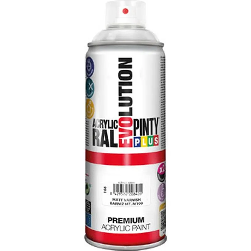 Compra BARNIZ SPRAY ACRILICA MATE 520 CC PINTYPLUS 166 al mejor precio