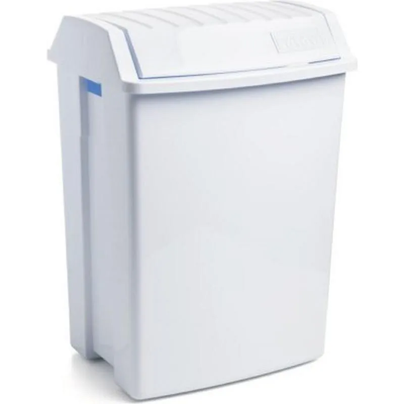 Compra PAPELERA TAPA BASCULANTE 49 L-BLANCO TATAY 1100901 al mejor precio