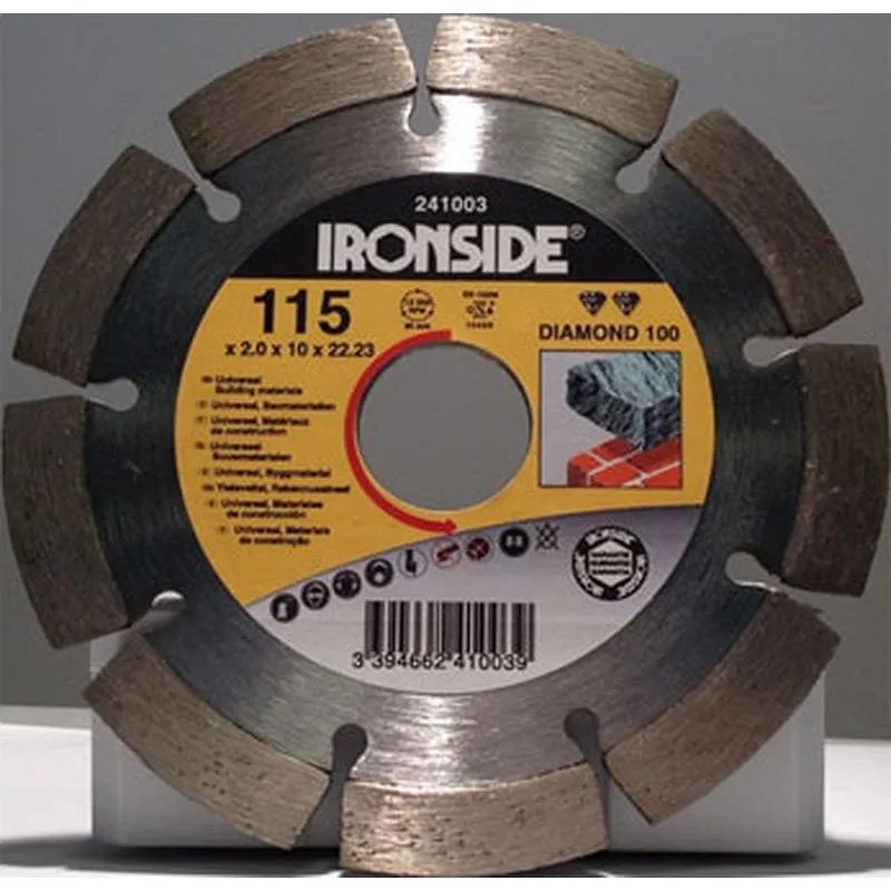 Compra DISCO DIAMANTE SEGMENTADO DIAMOND 100 - 115 IRONSIDE 241003 al mejor precio