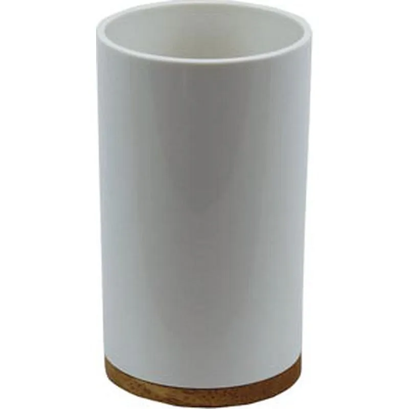 Compra PORTACEPILLOS ACRILICO/MADERA BLANCO ANDREA BA63063 al mejor precio