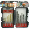Compra BROCAS MANGO HEXAGONAL + PUNTAS JGO 20 PZAS T20 TIVOLY 11901170043 al mejor precio