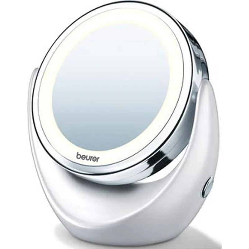 Compra ESPEJO BAÑO AUMENTO X5 CON LUZ diametro 12 CM BEURER BS-49 al mejor precio