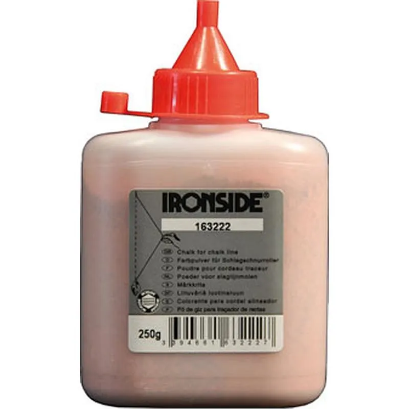 Compra AZULETE POLVO PARA TIRALINEAS SUPER EXTRA 250GR ROJO IRONSIDE 163222 al mejor precio