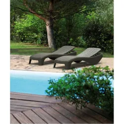 Compra TUMBONA RESINA ATLANTIC ANTRACITA KETER 218525 al mejor precio