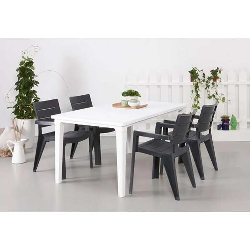 Compra MESA RESINA FUTURA BLANCO 165 X 94 CM KETER 206976 al mejor precio