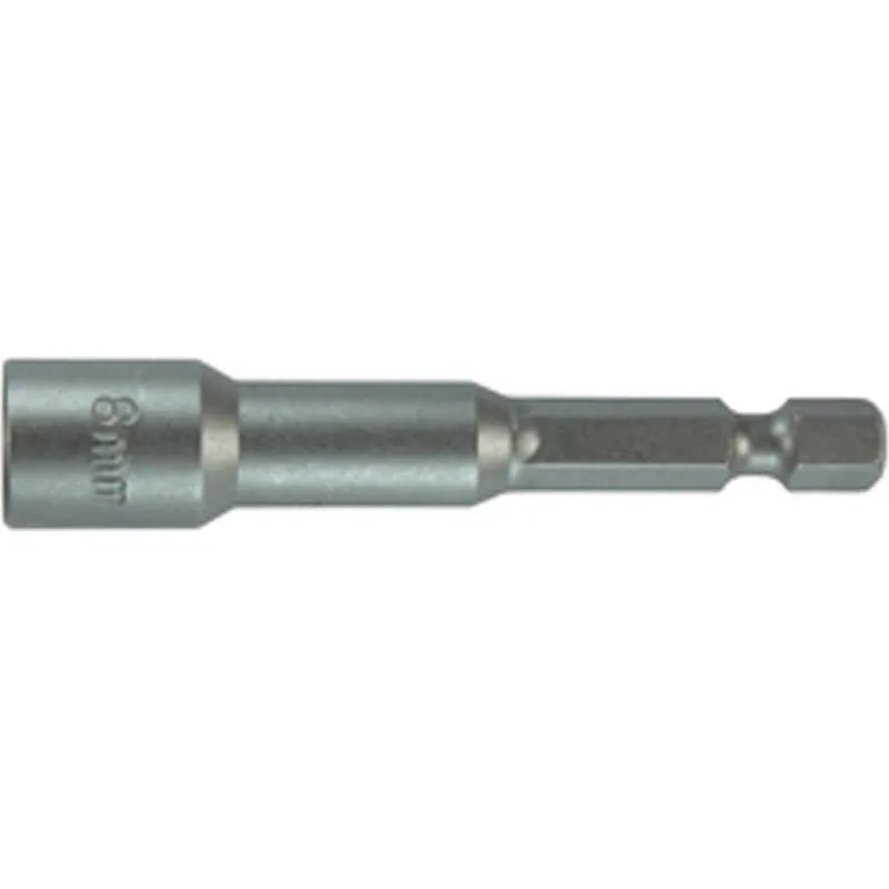 Compra PUNTA ATORNILLAR VASO HEXAGONAL 8 MM.( 66 MM. E 6,3 - ¼" ) MAGNETICA, CON ANCLAJE HEX 1 PIEZA IRONSIDE 244515 al mejor precio