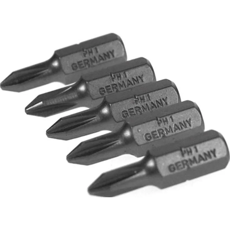 Compra PUNTA ATORNILLAR PHILLIPS PRO ( PH 1 - 25 MM. - ¼" ) 5 UDS IRONSIDE 244430 al mejor precio