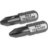 Compra PUNTA ATORNILLAR PHILLIPS PRO ( PH 2 - 25 MM. - ¼" ) 2 UDS IRONSIDE 244432 al mejor precio