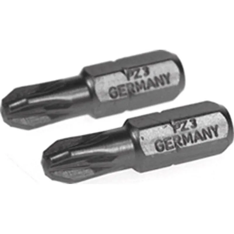 Compra PUNTA ATORNILLAR POZIDRIVE PRO ( PZ 3 - 25 MM. - ¼" ) 2 UDS IRONSIDE 244413 al mejor precio