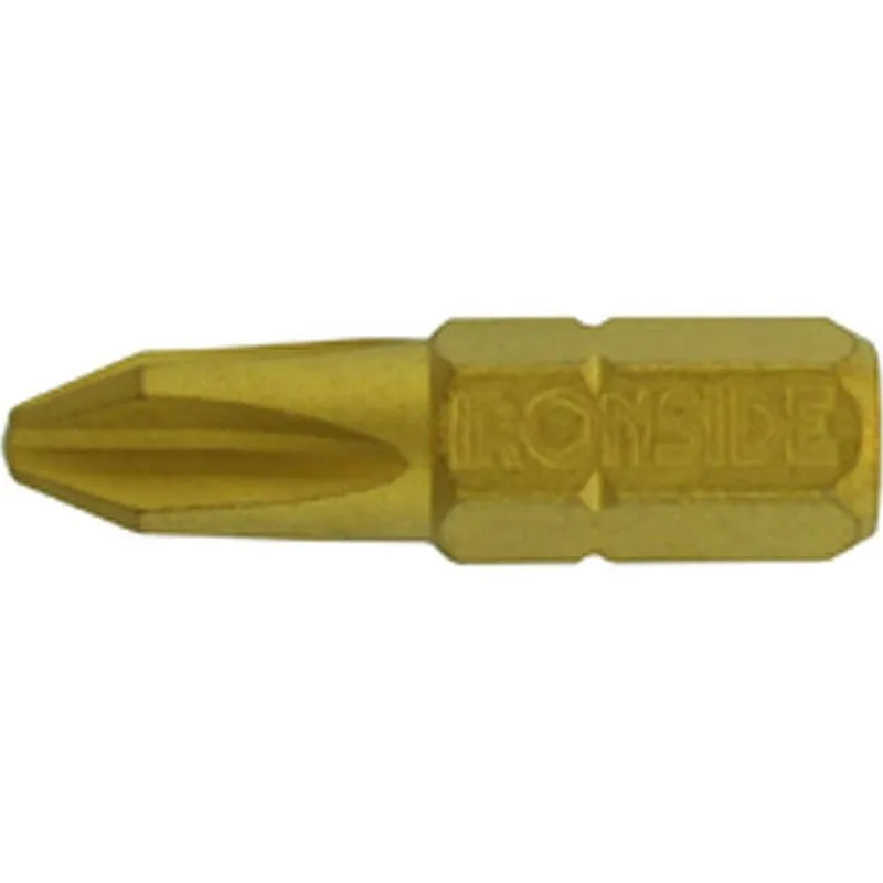 Compra PUNTA PHILLIPS TITANIO ( PH 1 - 25 MM. - ¼" ) 1 UD IRONSIDE 244439 al mejor precio