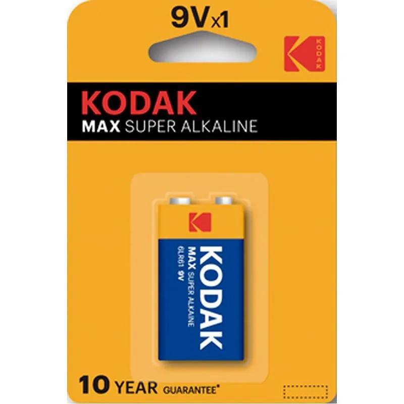 Compra PILA ALCALINA MAX 6LR61-9V BL1 KODAK 30952850 al mejor precio