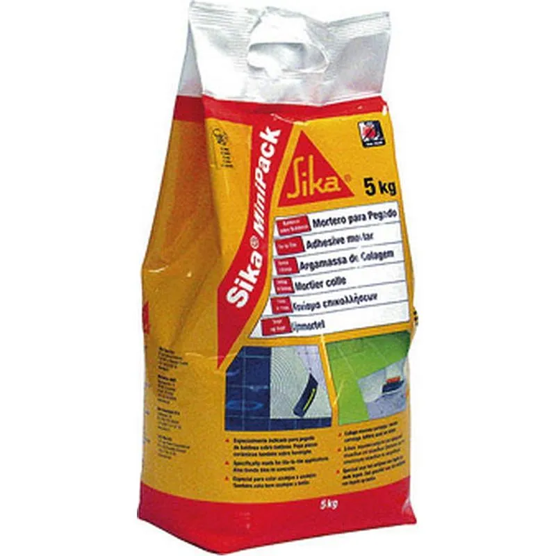 Compra ADHESIVO PEGADO BALDOSAS MINIPACK 5 KG BLANCO SIKA 183025 al mejor precio