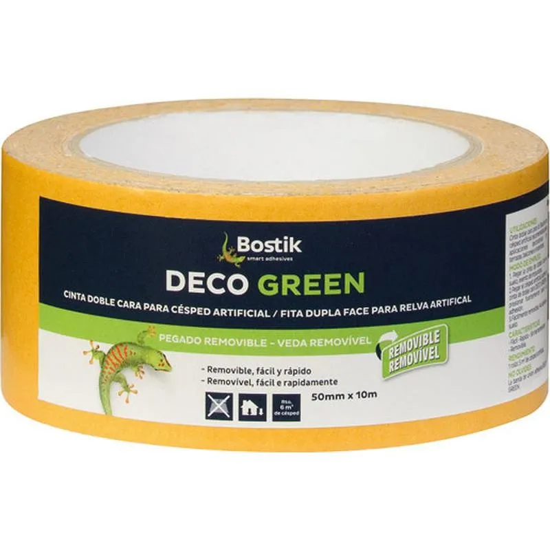Compra CINTA DOBLE CARA ADHESIVA DECO GREEN 5 CM X 10 M BOSTIK 30817117 al mejor precio