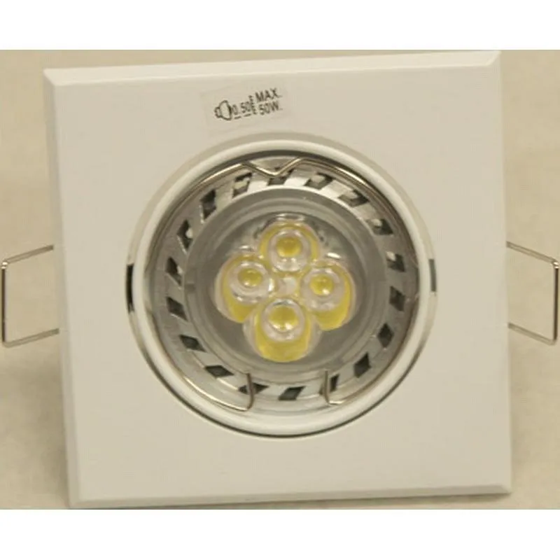 Compra EMPOTRABLE BASCULANTE LED CUADRADO BLANCO 5W ILUCATECHNIA K-31/B BL/BL al mejor precio