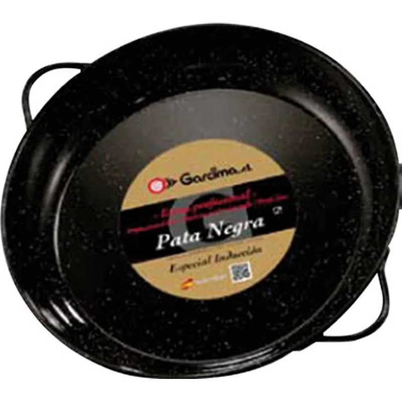 Compra CAZUELA ESMALTADA PATA NEGRA INDUCCION 32 CM GARCIMA 21832 al mejor precio